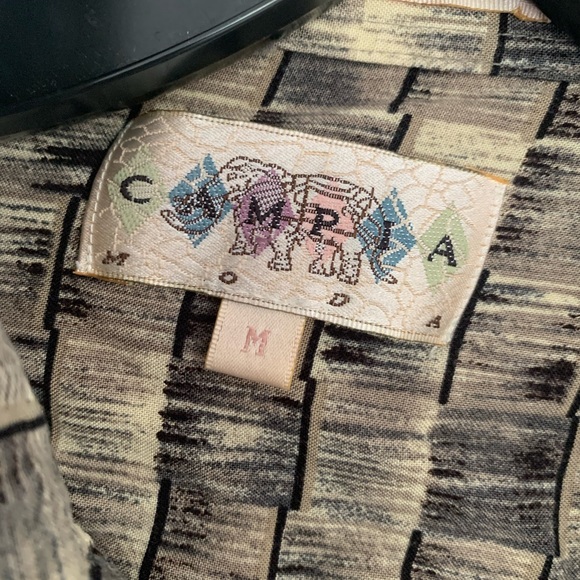 Campia Rayon Button Down Shirt - Picture 4 of 5